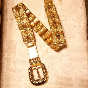 Vintage gold style belt